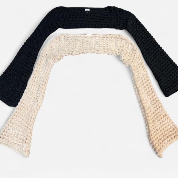 Target Sweaters - Target | 2 Crochet Knit Cropped Shrug
